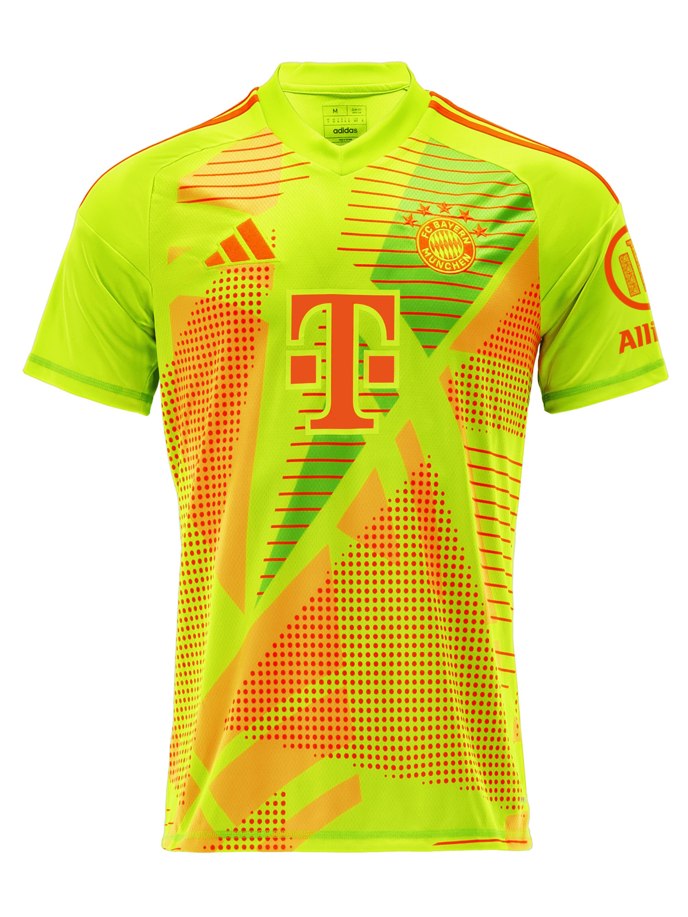 FC BAYERN MÜNCHEN Trikot 'FC Bayern München Torwart 24-25' in Gelb: Vorderseite