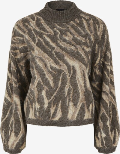 Pieces Maternity Sweater 'Floria' in Grey / White, Item view