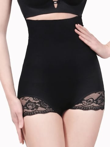 Shapetape Shapingbroek 'Corrigerende High Waist Slip met Kant' in Zwart