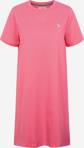 U.S. POLO ASSN. Mekko ' UWMonica Dress ' värissä vaaleanpunainen: etupuoli
