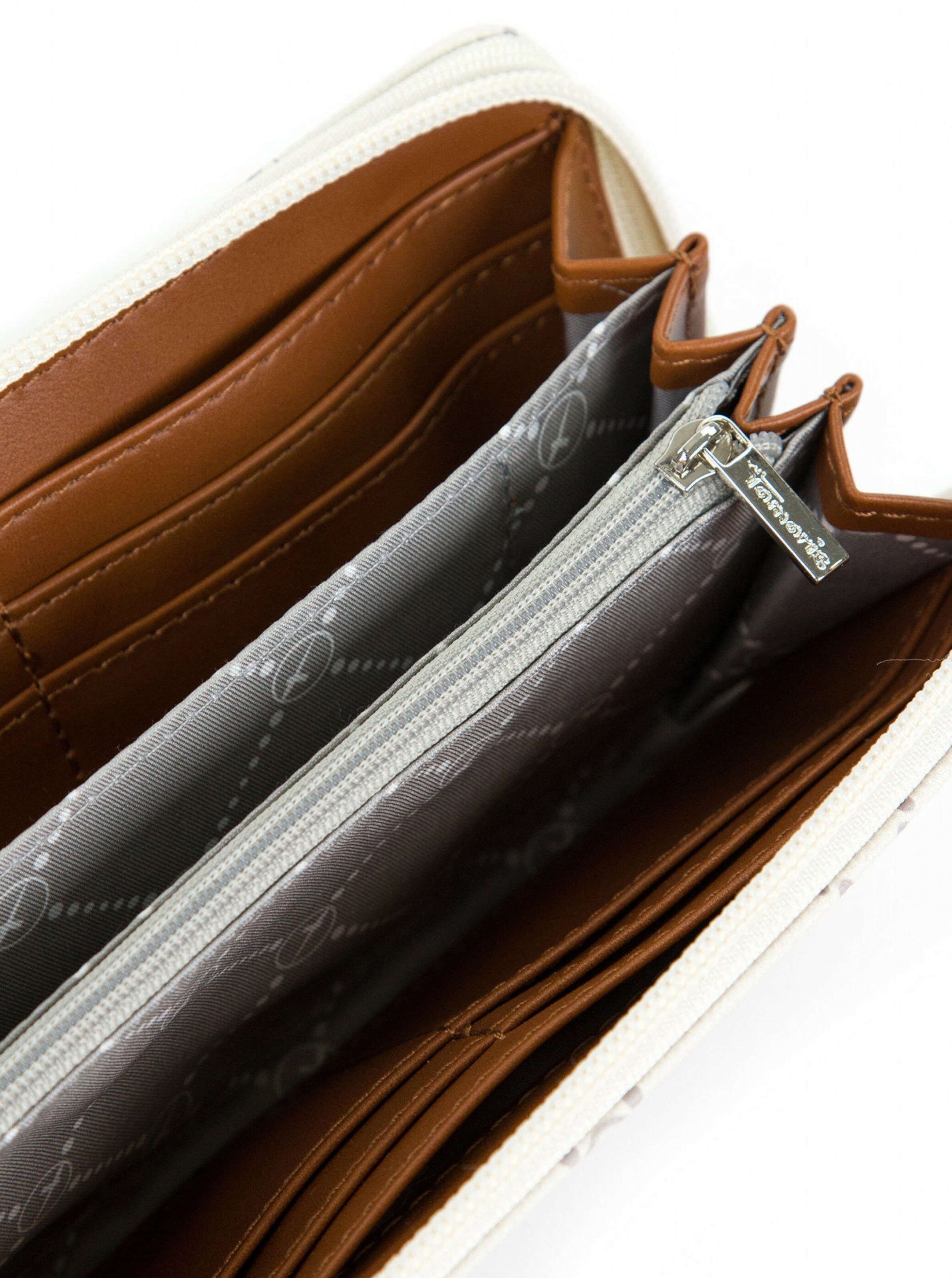 Portamonete 'Anastasia' di Tamaris in beige