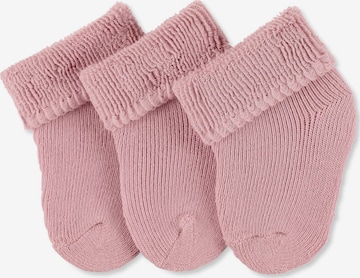 Chaussettes STERNTALER en rose : devant