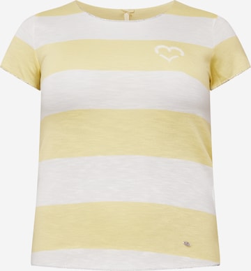 Key Largo T-shirt 'JELENA' i gul: framsida