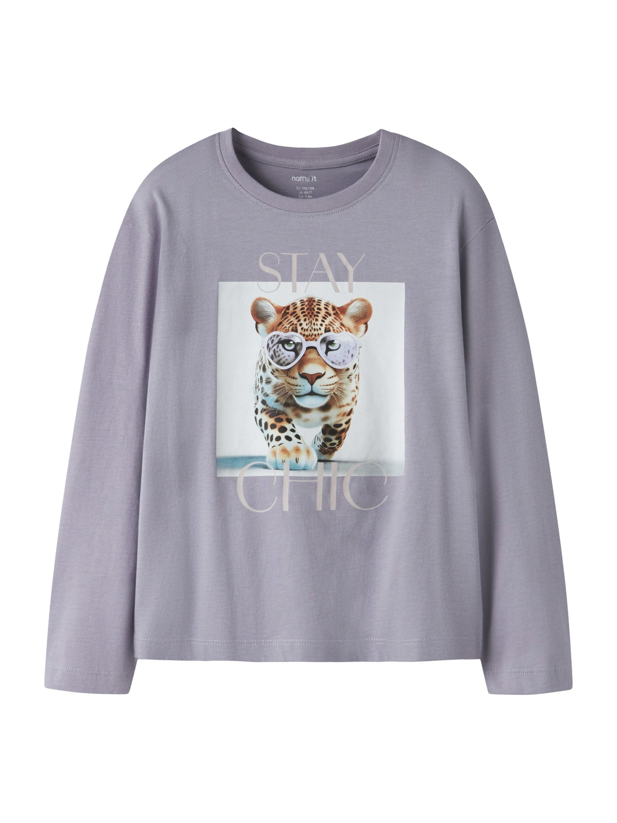 NAME IT - Camiseta 'NKFVOTEA' en lila: frente