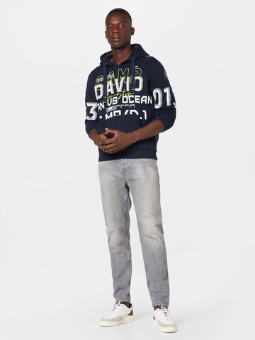 Sweat-shirt 'Ocean´s Seven II' CAMP DAVID en bleu