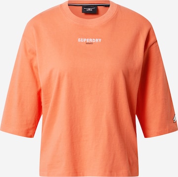 Superdry Tričko – oranžová: přední strana