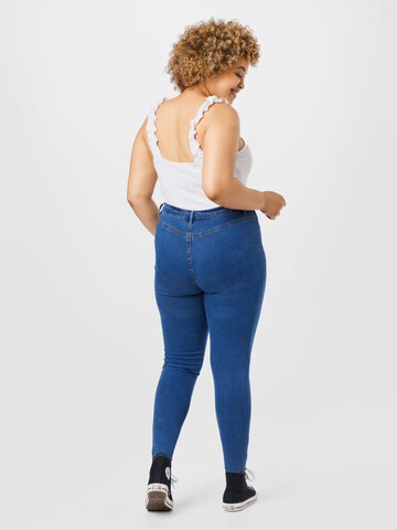 Missguided Plus Skinny Jeans in Blue