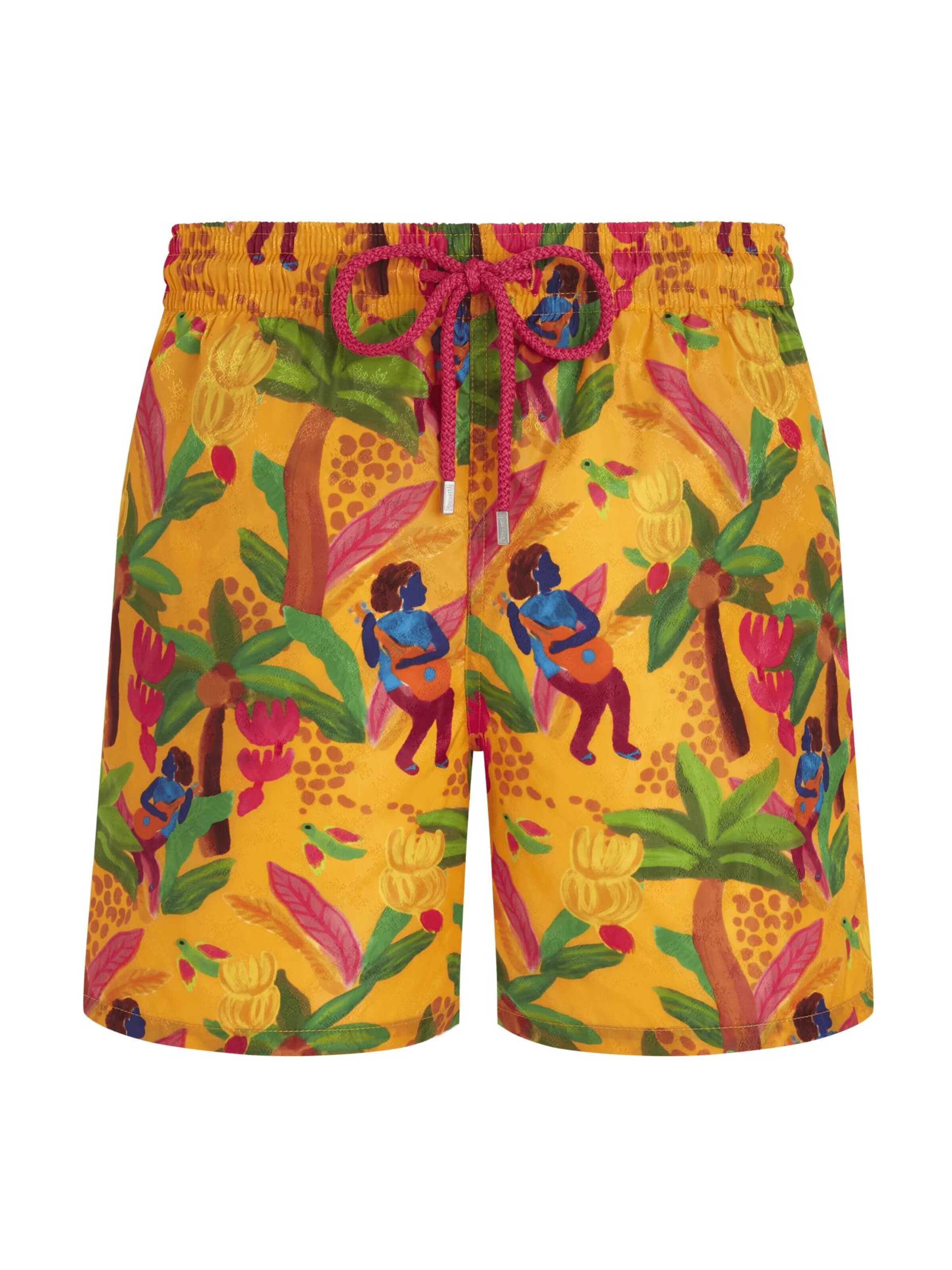 Shorts de bain Vilebrequin en orange : devant