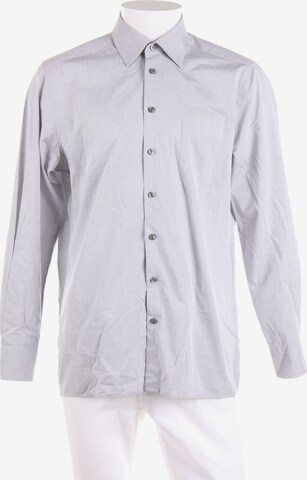 JUPITER Button Up Shirt in XL in Grey: front