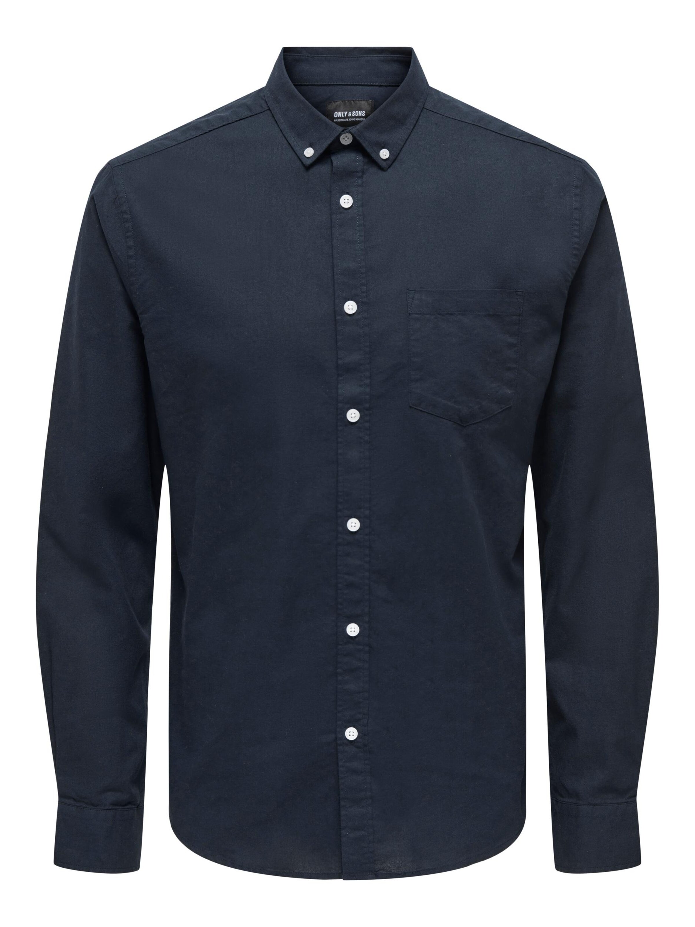Camicia 'Alvaro' di Only & Sons in blu: frontale