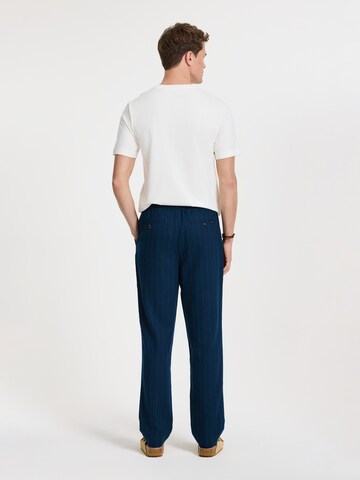 Shiwi Regular Chino 'Lenny' in Blauw