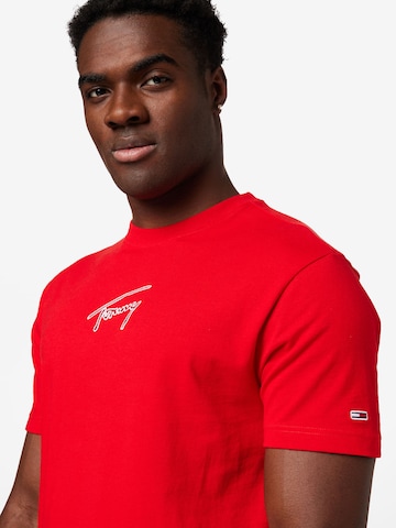 sarkans Tommy Jeans T-Krekls