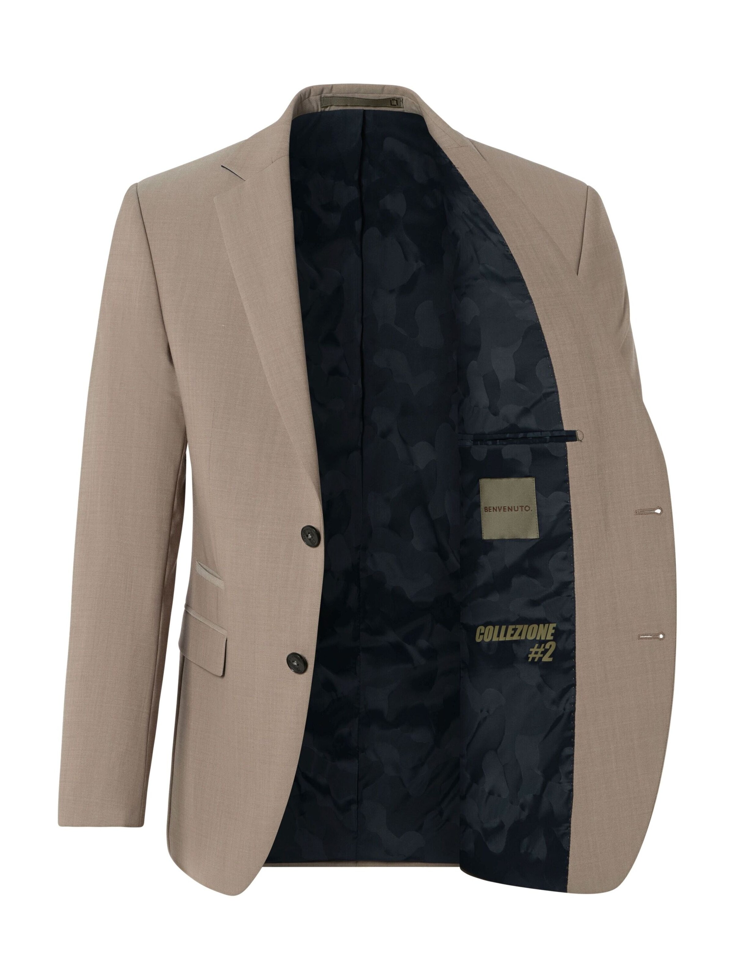 BENVENUTO Regular Suit in Beige