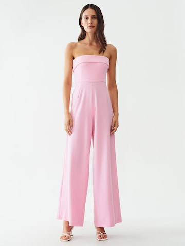 Tuta jumpsuit 'MARC' di Calli in rosa: frontale