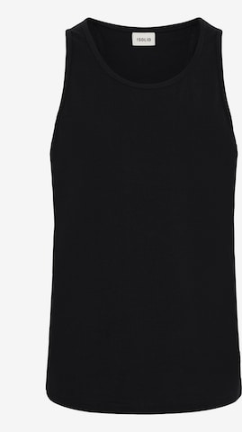 !Solid Rundhalsshirt ' SDJULISTO ' in Schwarz: Vorderseite