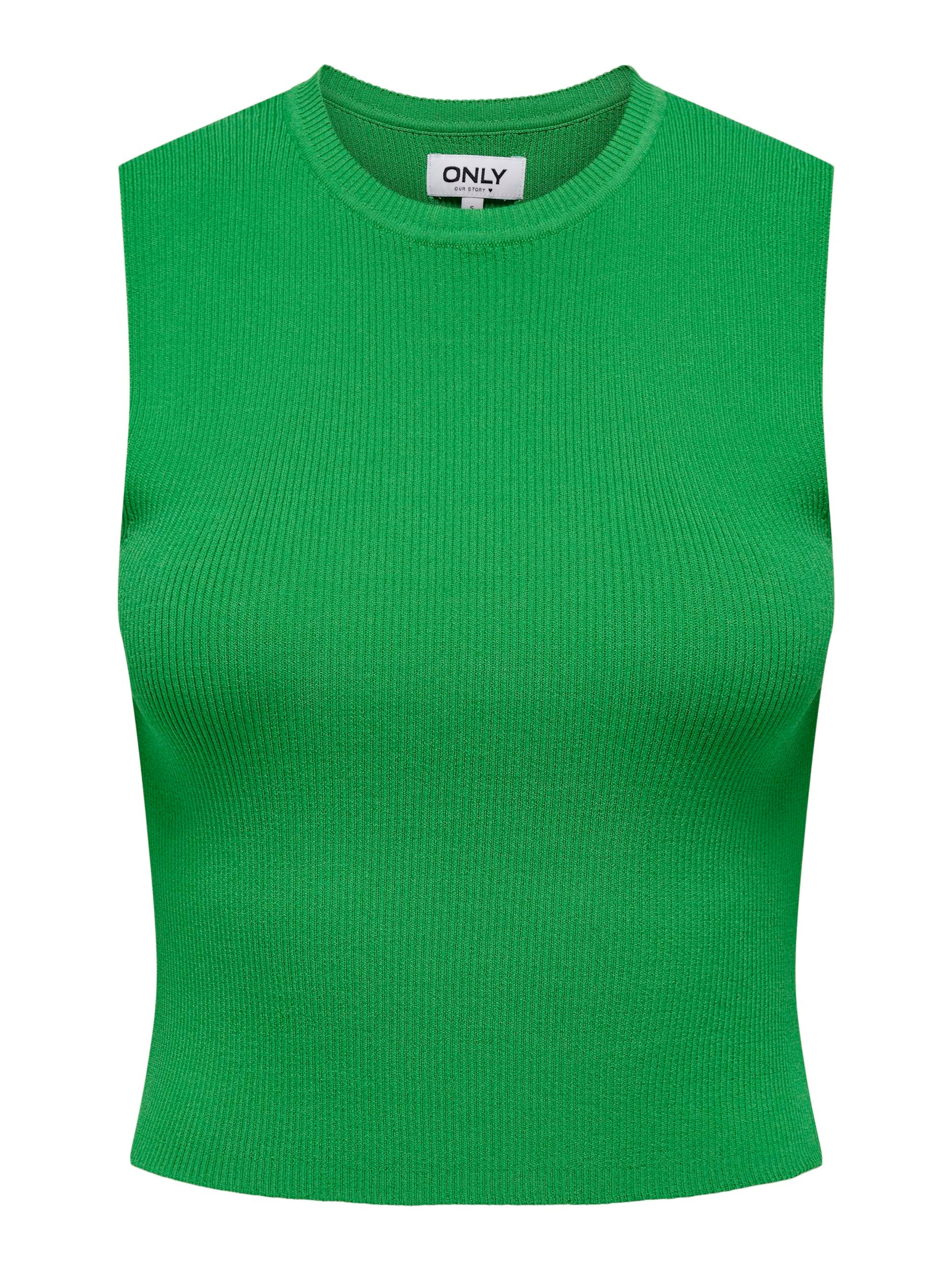 ONLY Knitted top 'MAJLI' in Green: front
