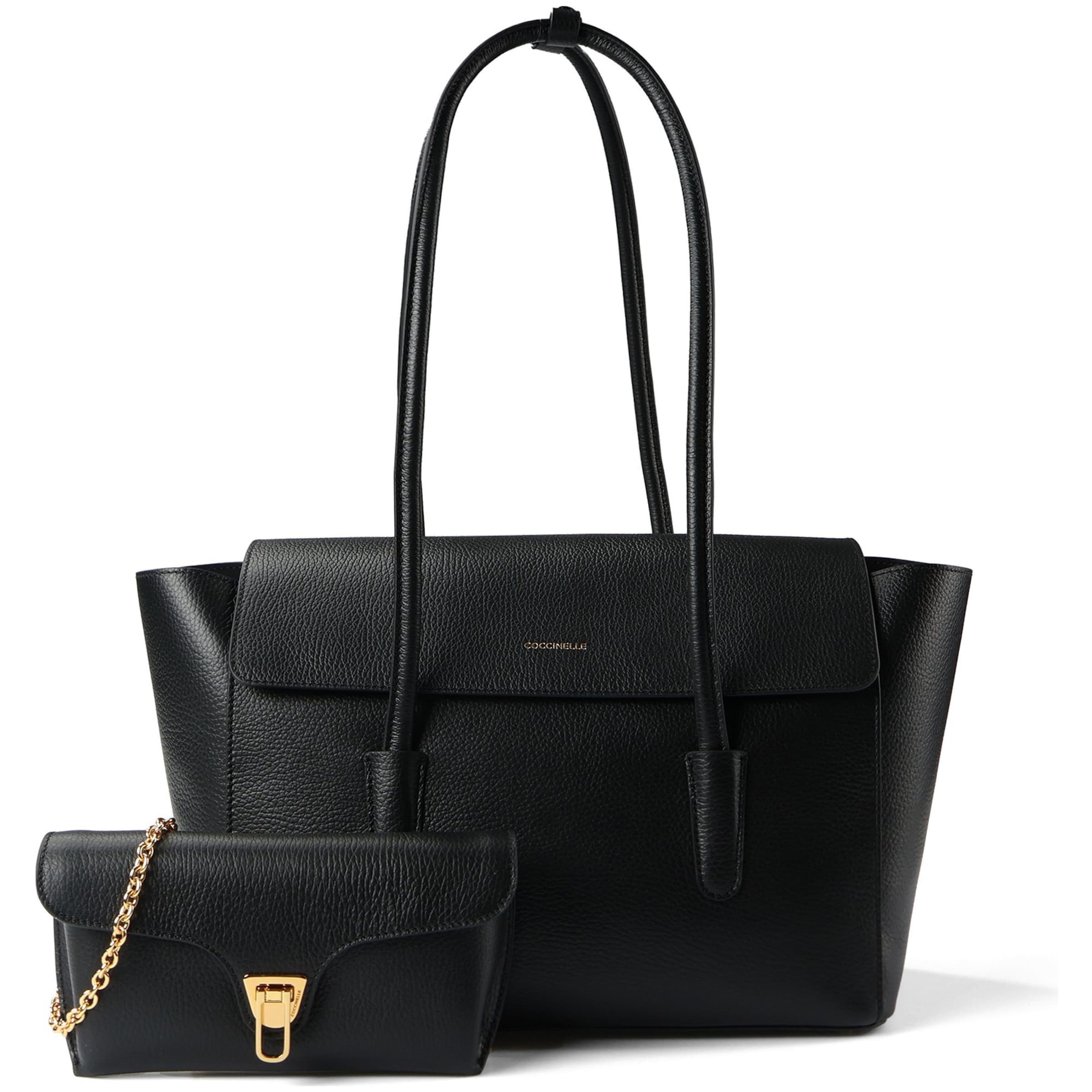 Sac bandoulière 'Beat' Coccinelle en noir : devant