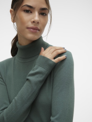 VERO MODA Pullover 'HAPPINESS' i grøn