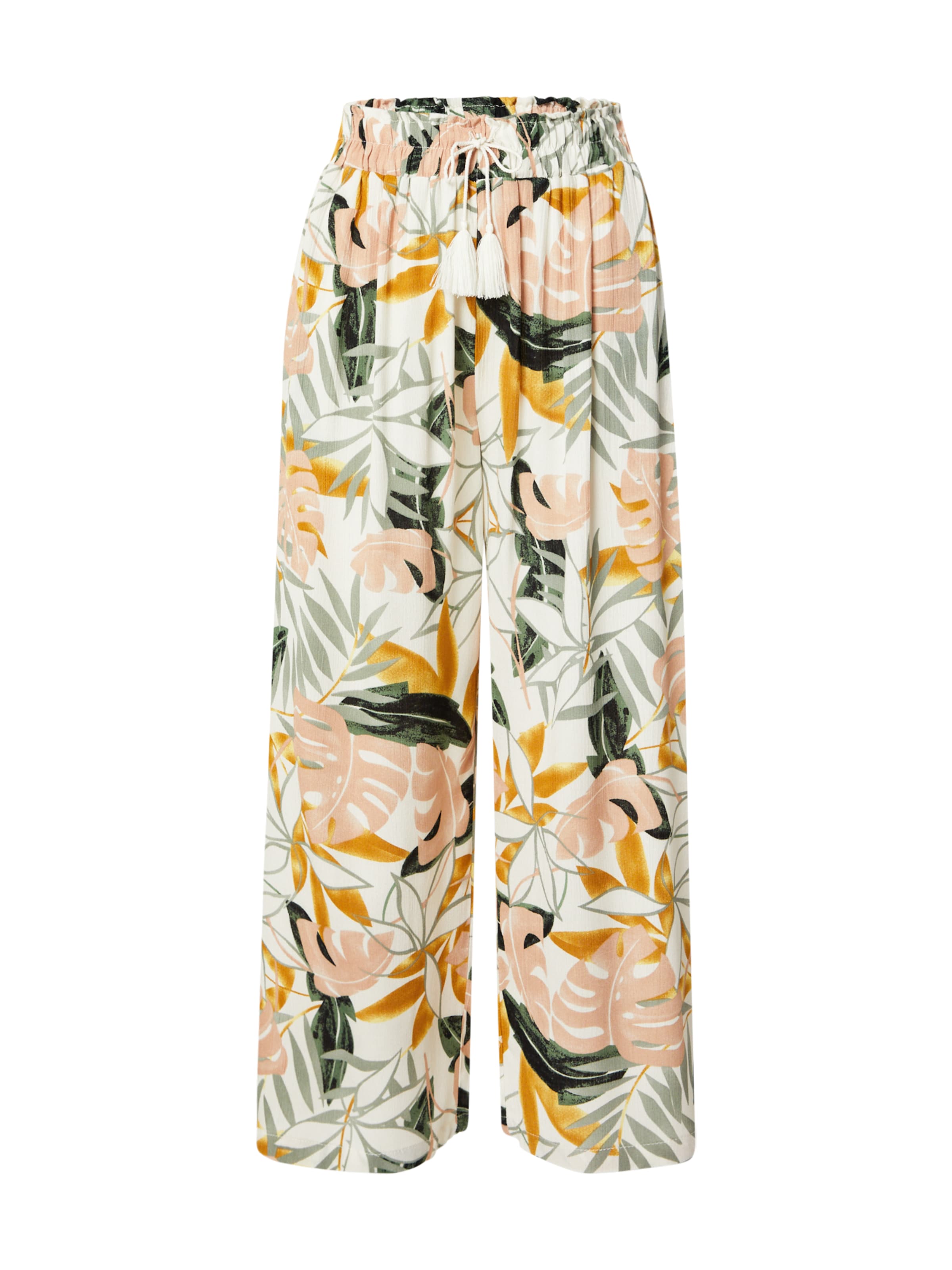 Hailys Široke hlačnice Hlače 'Ro44la' | bela barva: sprednja stran