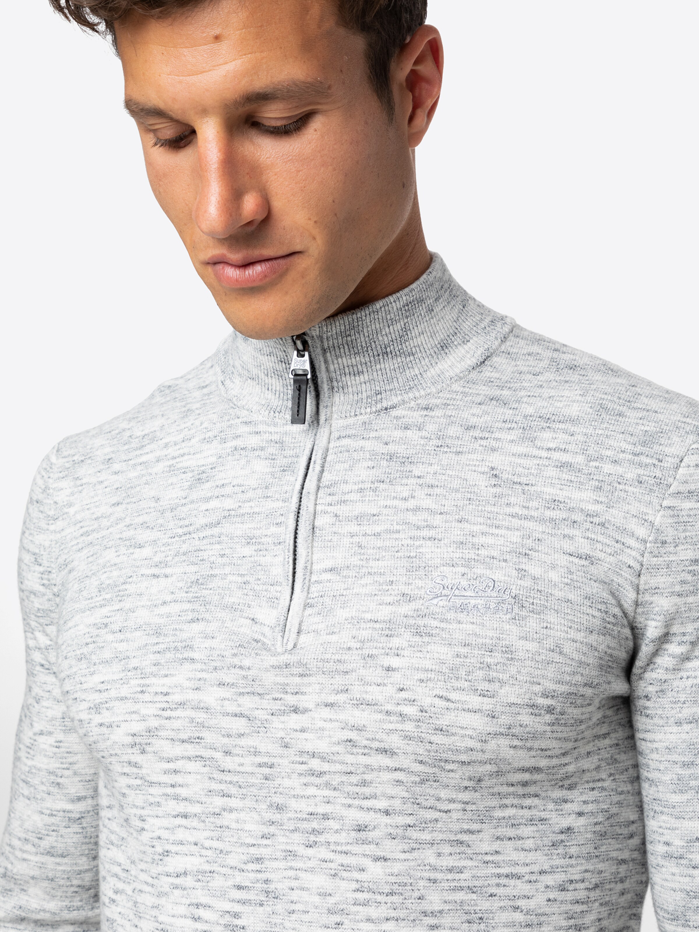 Männer Pullover & Strick Superdry Pullover in Grau - OX91338 Männer Pullover & Strick Superdry Pullover in Grau - OX91338