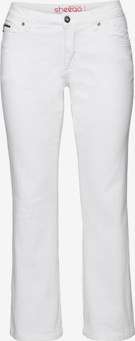 SHEEGO Jeans i hvid: forside
