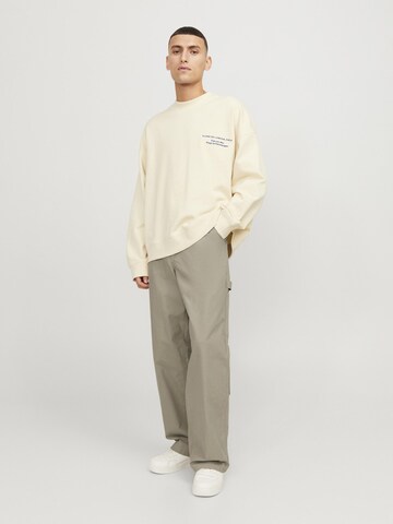 JACK & JONES Wide leg Cargo Pants in Beige