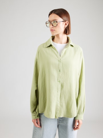 Camicia da donna 'Mu44sina' di Hailys in verde: frontale