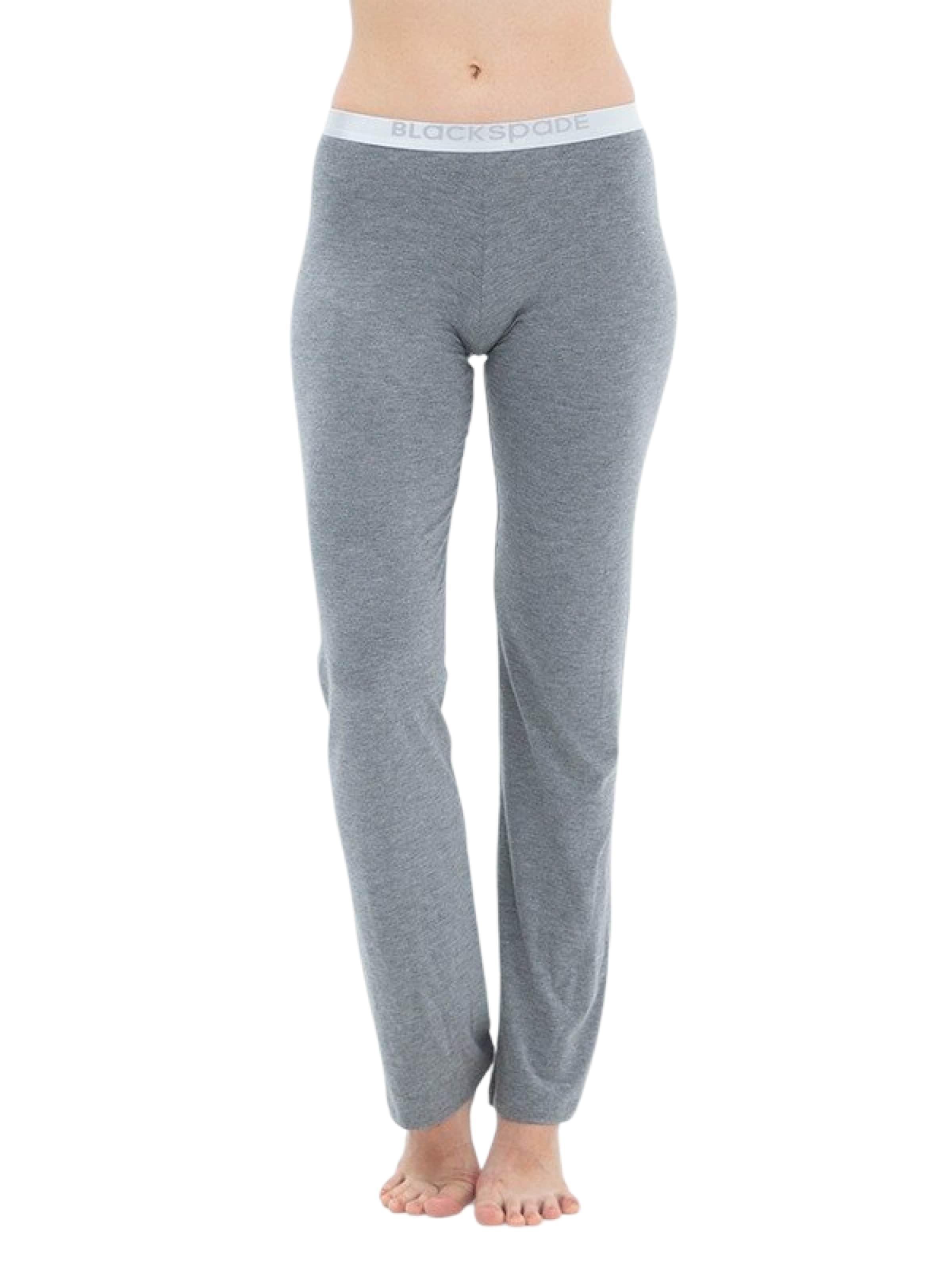Pantalon de pyjama Blackspade en gris : devant