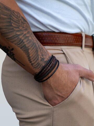 SERASAR Armband 'Wild' in Braun