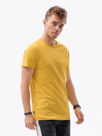 Ombre Shirt 'S1370' in Geel: voorkant
