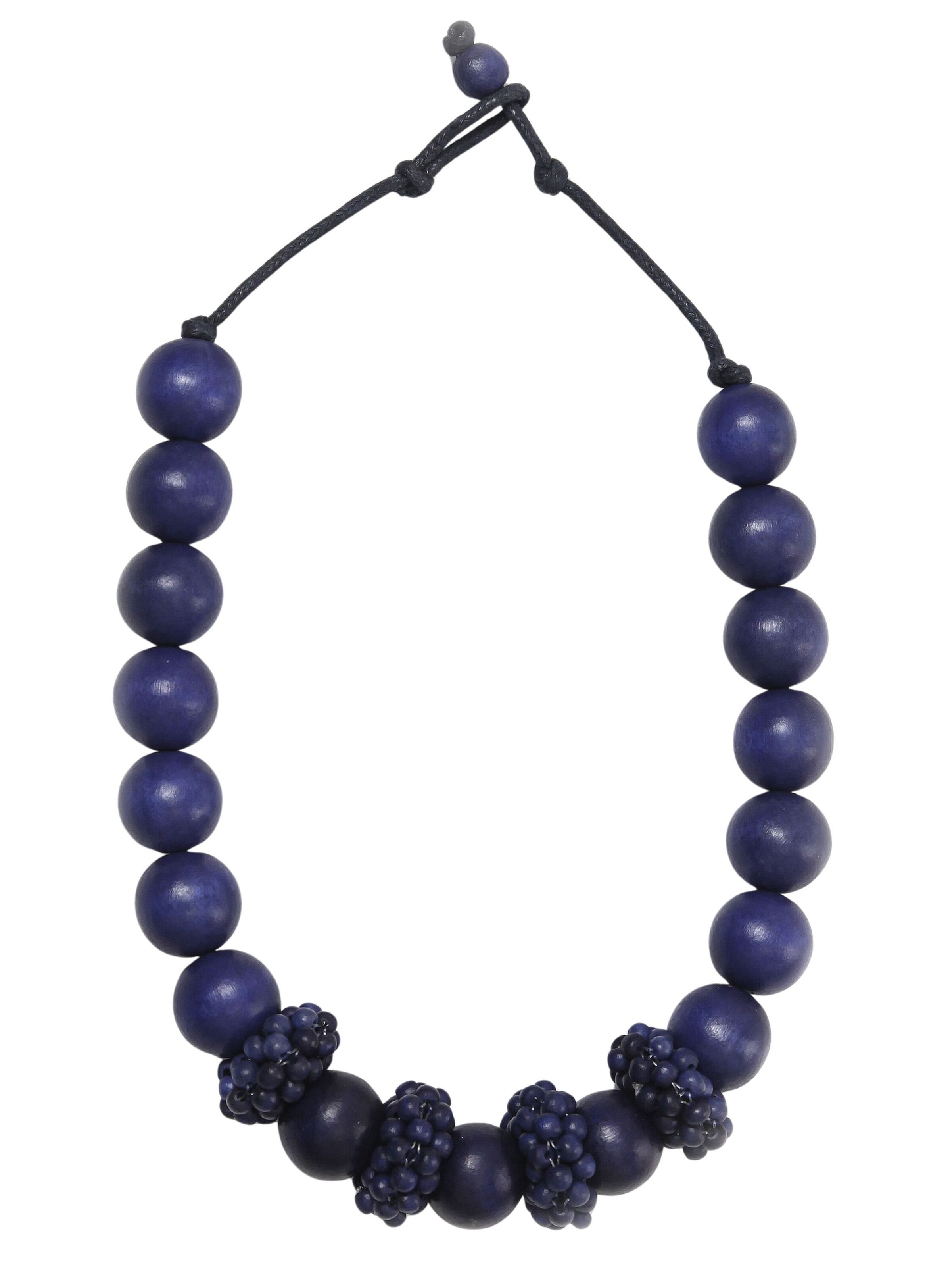 COLLEZIONE ALESSANDRO Necklace 'Letizia' in Blue: front