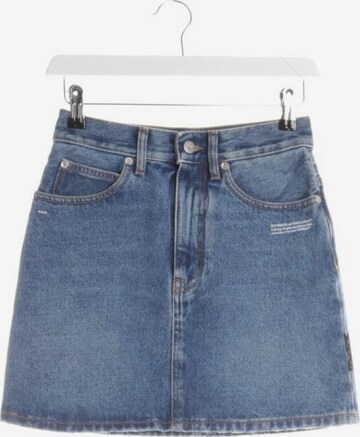 Off-White Skirt in XXS in Blue: front