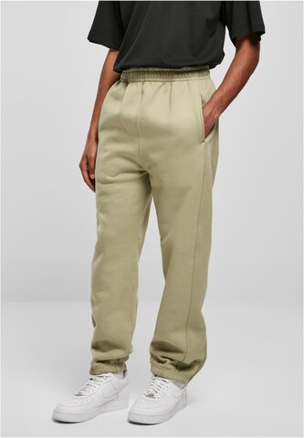 Urban Classics Tapered Broek in Groen: voorkant