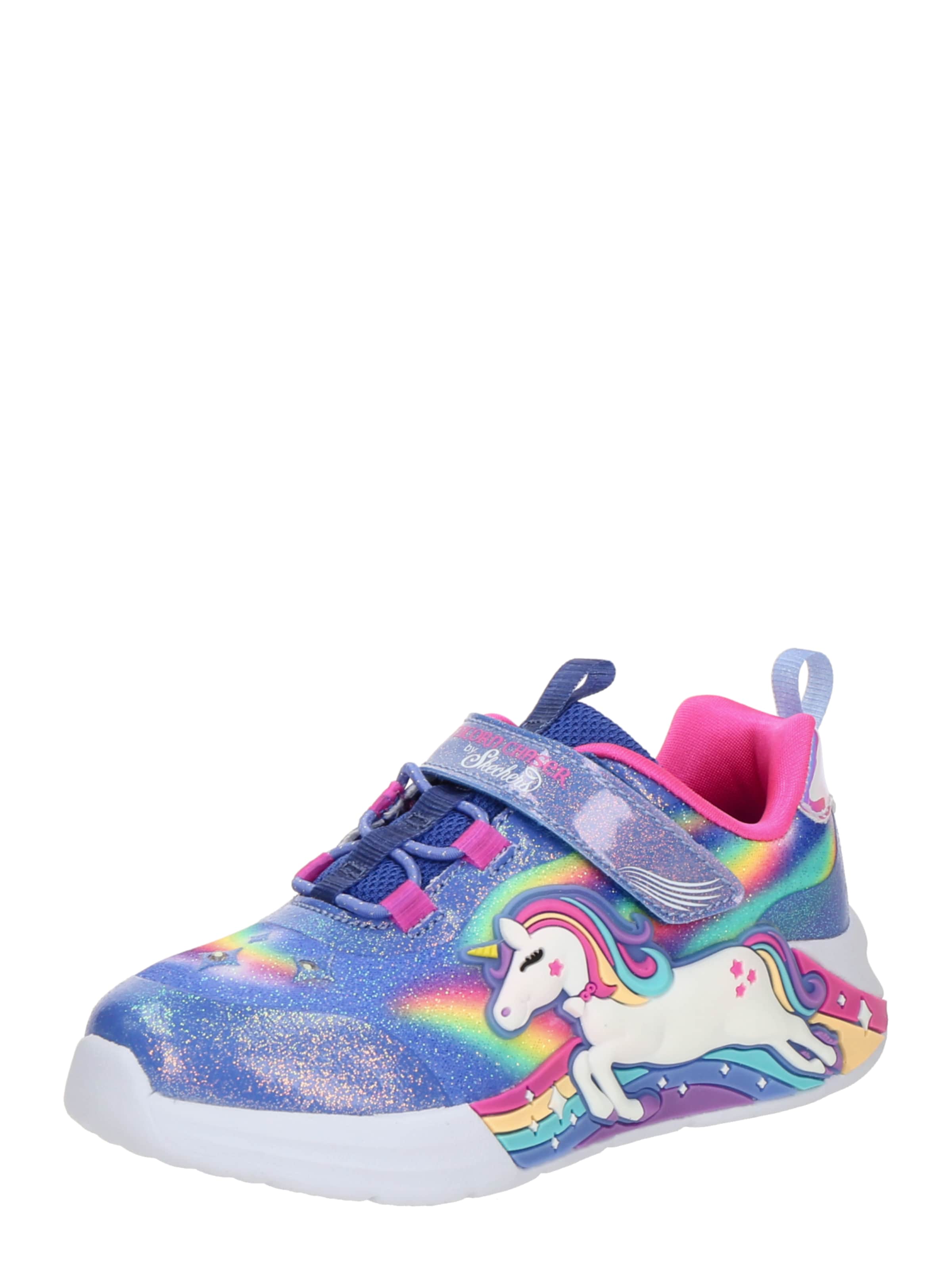 Sneaker 'UNICORN CHASER' di SKECHERS in blu: frontale