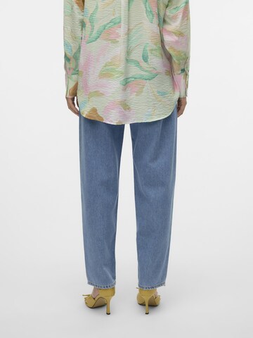 VERO MODA Loose fit Pleat-front jeans 'Etna' in Blue