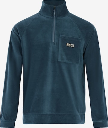 PROTEST Sportsweatshirt 'PRTArax' in Blau: Vorderseite