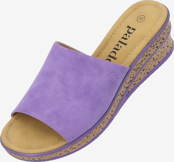 Palado Pantolette 'Palado Niserios' in Lila: Vorderseite