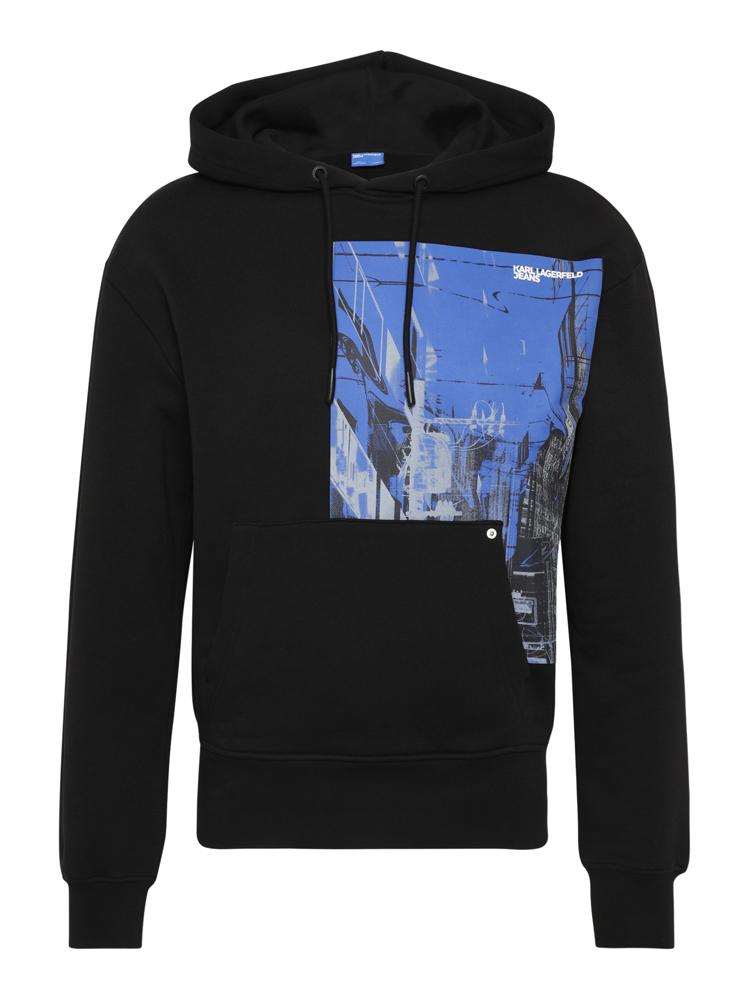 Felpa 'Tokyo' di KARL LAGERFELD JEANS in nero: frontale