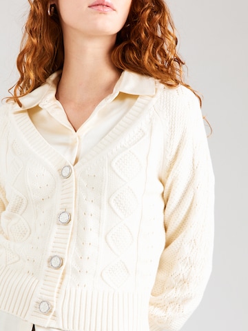 GUESS Knit Cardigan 'BRIELLE' in Beige