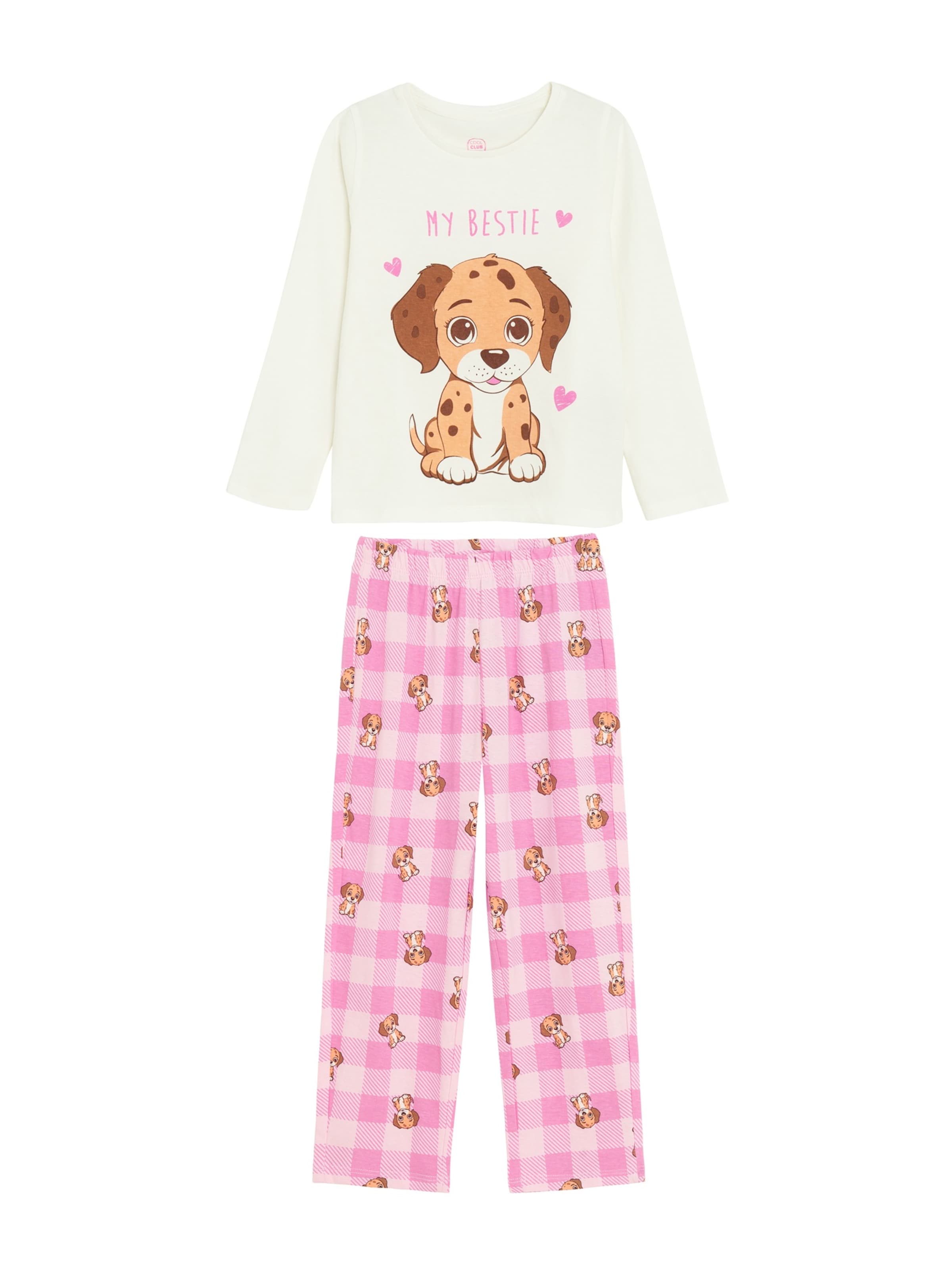 Cool Club Pidžaama, värv roosa: eest vaates