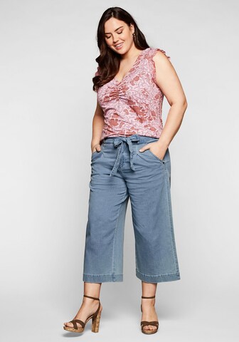 SHEEGO Regular Jeans in Blau