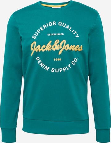 JACK & JONES Mikina 'ANDY' - Zelená: predná strana