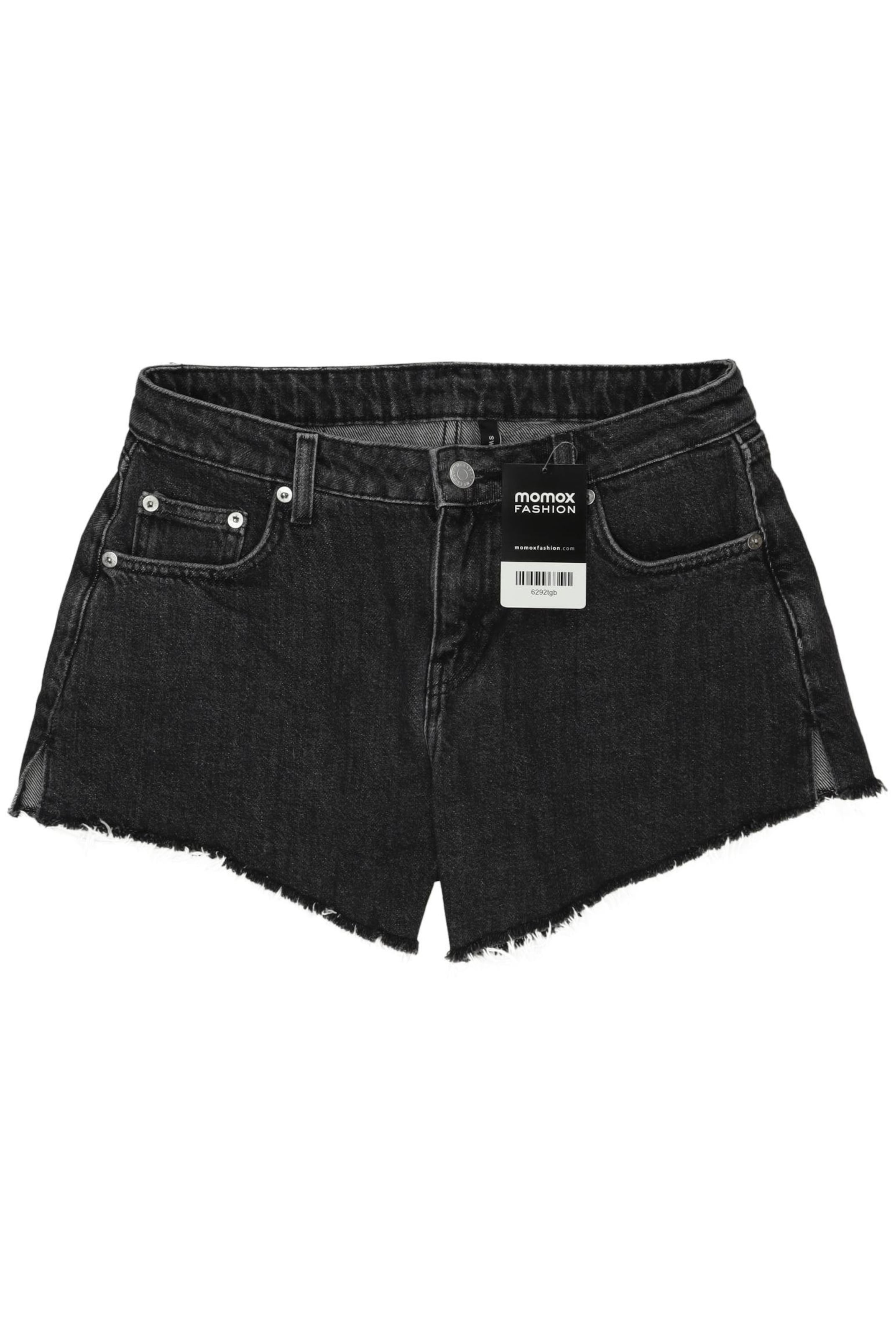 WEEKDAY Shorts in XS in Black: front