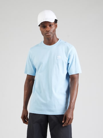 ADIDAS ORIGINALS T-Shirt 'Trefoil Essentials' in Blau: Vorderseite