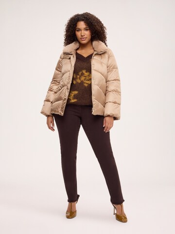 Fiorella Rubino Winterjas in Beige
