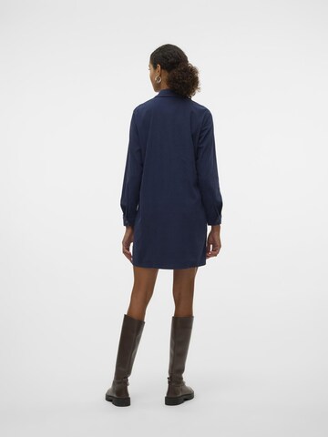 VERO MODA Shirt dress 'Vilja' in Blue