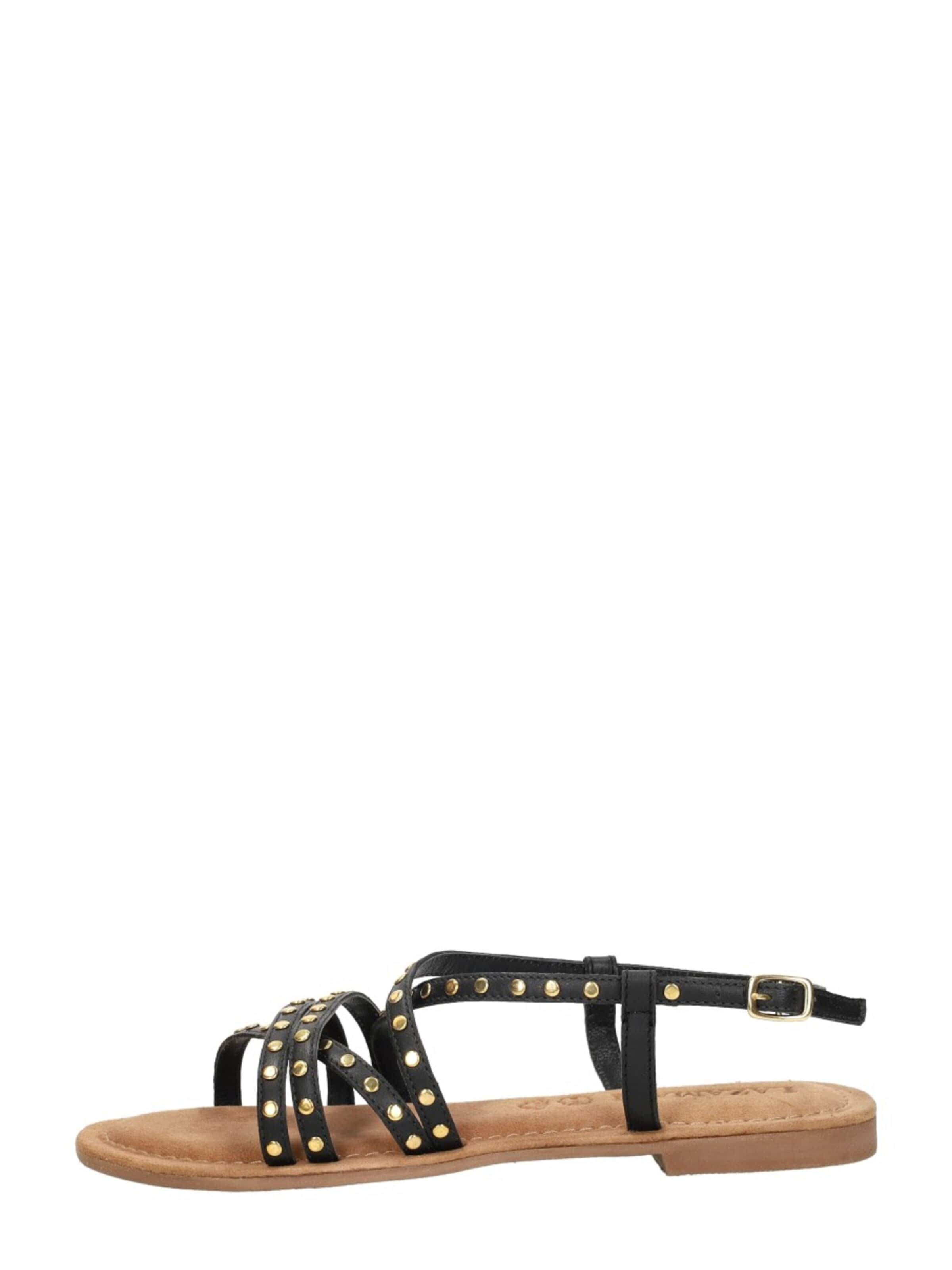 LAZAMANI Sandals 'Tova' in Black: front