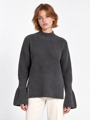 RYVAN Svetr 'Pullover' – šedá: přední strana