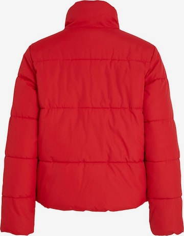 VILA Winter Jacket in Red