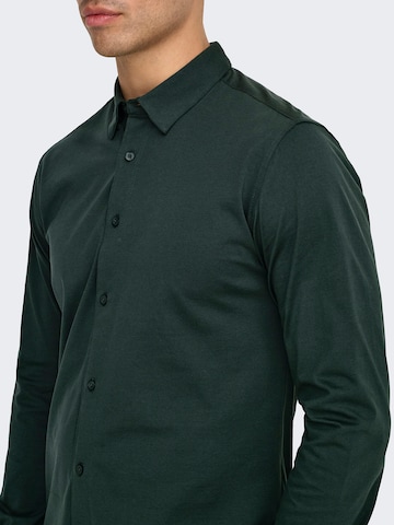 Only & Sons Slim fit Πουκάμισο 'ONSRobin' σε πράσινο